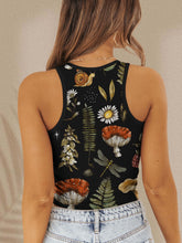 Load image into Gallery viewer, Printed Round Neck Wide Strap Tank
