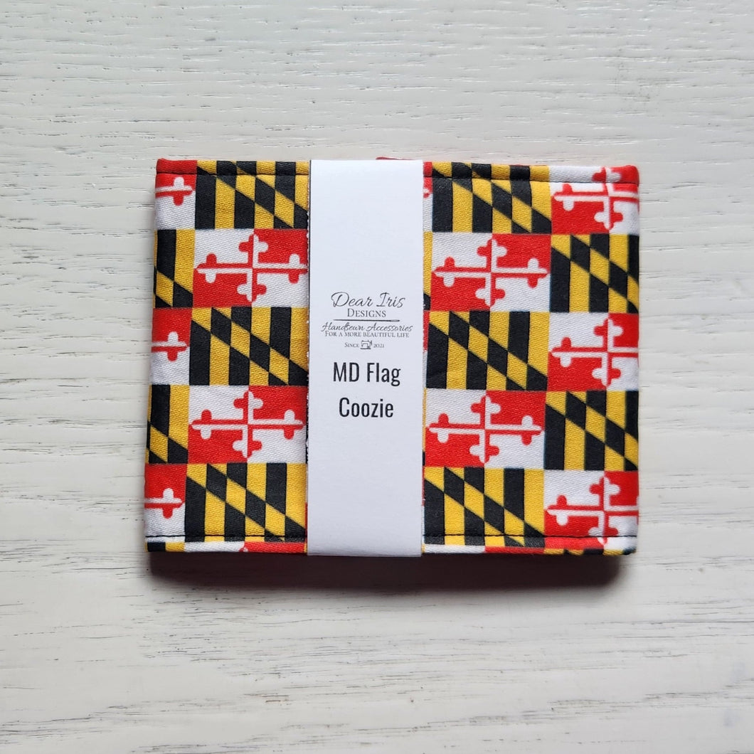 Maryland Flag Can Coozie