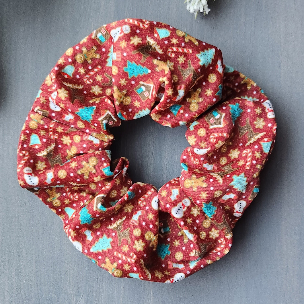 Red Cookie Medley Scrunchie