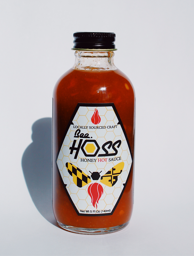 bee hoss honey hot sauce  5oz