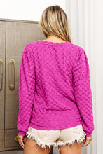 Load image into Gallery viewer, BiBi Round Neck Brushed Checker Top
