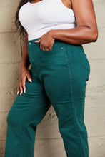 Load image into Gallery viewer, Judy Blue Hailey Full Size Tummy Control High Waisted Cropped Wide Leg Jeans
