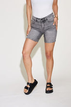 Load image into Gallery viewer, Judy Blue Full Size Washed Bermuda Denim Shorts
