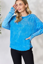 Load image into Gallery viewer, Zenana Round Neck Long Sleeve Top
