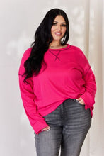 Load image into Gallery viewer, Celeste Full Size Oversized Long Sleeve Top
