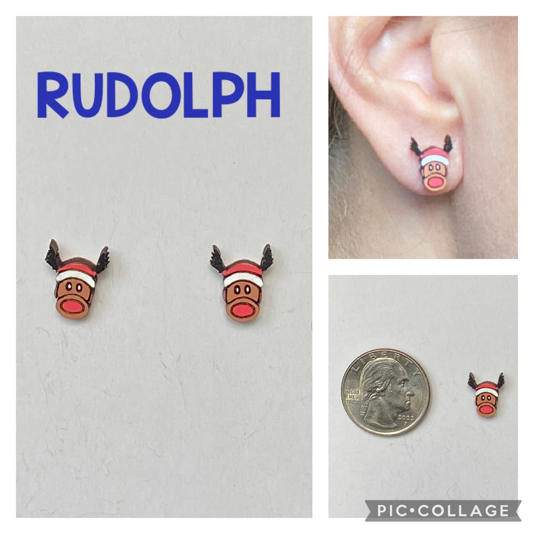 Rudolph Earrings