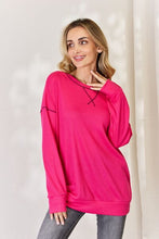 Load image into Gallery viewer, Celeste Full Size Oversized Long Sleeve Top
