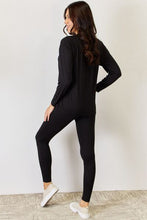 Load image into Gallery viewer, JULIA Round Neck Long Sleeve T-Shirt and Leggings Set
