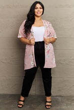 Load image into Gallery viewer, Justin Taylor Aurora Rose Floral Kimono
