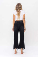 Load image into Gallery viewer, Vervet by Flying Monkey Vintage Ultra High Waist Distressed Crop Flare Jeans
