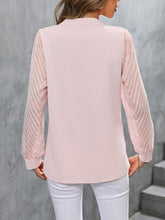 Load image into Gallery viewer, Notched Long Sleeve Blouse
