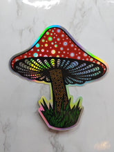 Load image into Gallery viewer, Holographic Magic Mushroom Sticker
